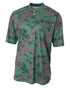 A4 Two-Button Camo Softball Jersey (SBN3263)